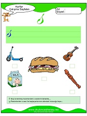 S Sesi Çalışma Sayfaları